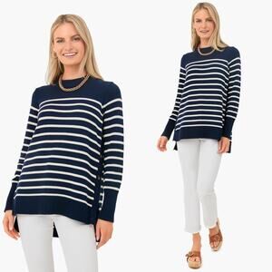 Tuckernuck Bar Harbor Sweater Navy Stripe